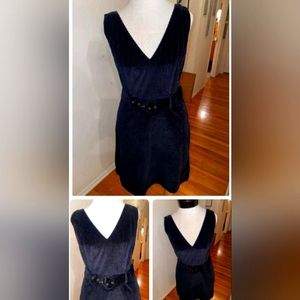 Small  American eagle Corduroy Belted Mini Dress